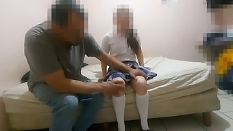 Mexican Schoolgirl And Neighbor Conspire For A Gift, Engage In Sexual Activity With Young Sinaloa Student In Homemade Video