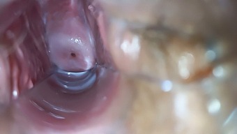 Intense Orgasm Inside Pussy Captured On Camera