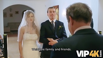 High-Definition Video Of A Czech Babe, Olivia Sparkle, In A Wedding Dress And Veil Getting Caught Having Sex