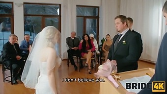 Hd Video: Czech Blonde Bride'S Wedding Day Gone Wrong In Public