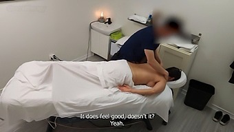 Emma'S Return: A Busty And Flirtatious Milf Receives Another Massage And More!