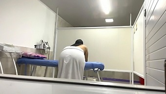 Bbw Patient Receives Oil Massage From Nurse
