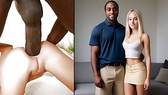 A Black Man Pleasures My Voluptuous Wife'S Derriere (Ass)
