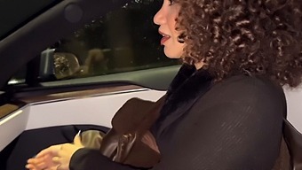 Young Wife Gets Fucked In The Car By A Stranger While Her Husband Watches.